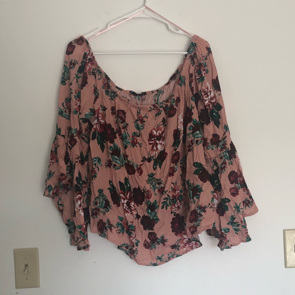 Floral crop top